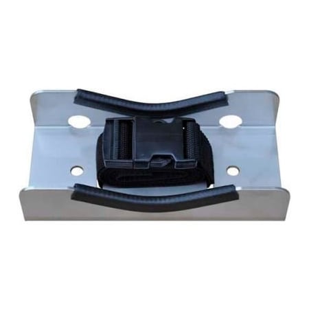 Justrite Stainless Steel Wall Bracket, 8"W x 2-1/4"D x 4-1/4"H, 1 Cylinder Capacity 35252